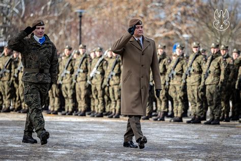 Przysięga wojskowa w 4WMBOT Biuro prasowe Dowództwa Wojsk Obrony