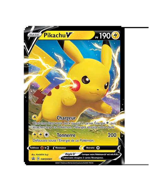 Pokemon Carte Pok Mon Pikachu V Promo Eb Cartes Fran Aises