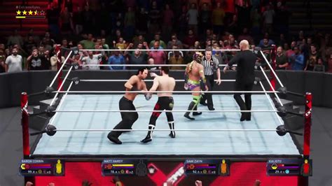 WWE 2K20 Fatal 4 Way Extreme Rules Match YouTube