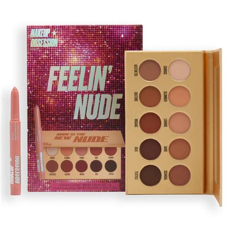 Makeup Obsession Feelin Nude Poklon set paleta sjenila za oči Nude Is