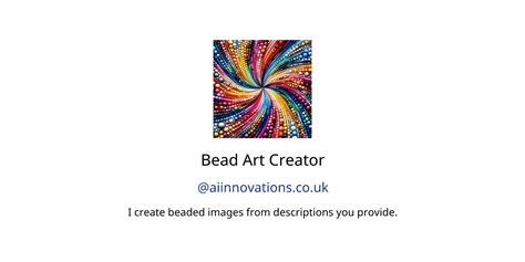 Bead Art Creator GPTs Features And Functions Examples And Prompts