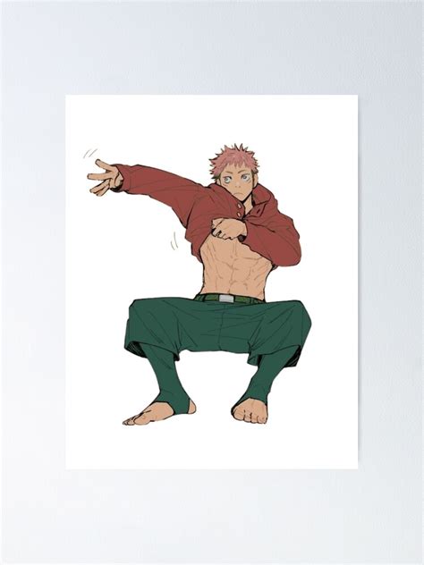 Itadori Yuuji Poster For Sale By Matrixdesigner Redbubble