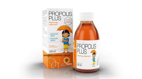 Propolis Plus syrop 120 ml dla dzieci od 3 roku życia wspomaga odporność