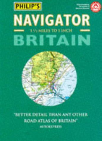 Philip S Navigator Road Map Britain Road Atlas Amazon