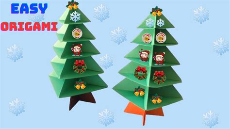 Christmas Tree Origami Easy Dalia S Art Craft YouTube