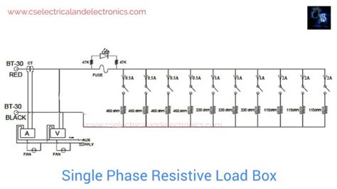 Single Phase Resistive Load Box Construction Working Applications