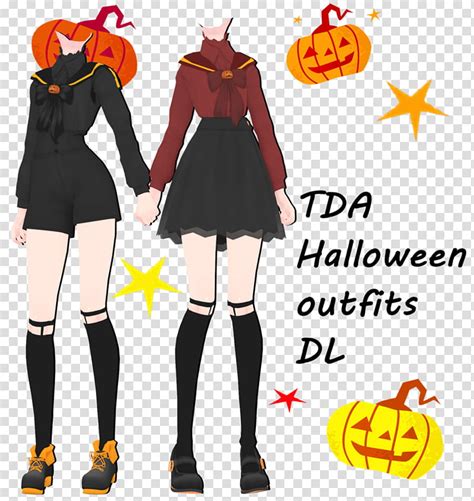 Mmd Dl Halloween Outfits Dl Tda Halloween Outfits Transparent