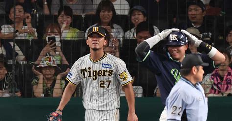 阪神・伊藤将司が七回に川端に勝ち越し2点打を浴びて降板 甲子園連勝記録は暗雲 サンスポ