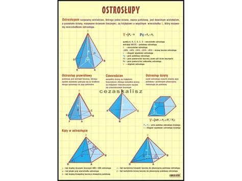 Pola I Obj To Ci Figur Przestrzennych