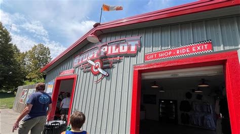 Stunt Pilot RMC Single Rail Roller Coaster Full On Ride POV