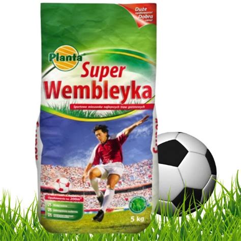 TRAWA SUPER WEMBLEYKA SPORTOWA NASIONA TRAWY 5kg MIESZ GAZ SUPER