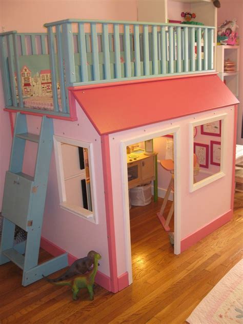 Loft Bed Playhouse Syrup Build A Loft Bed Playhouse Loft Bed Kids