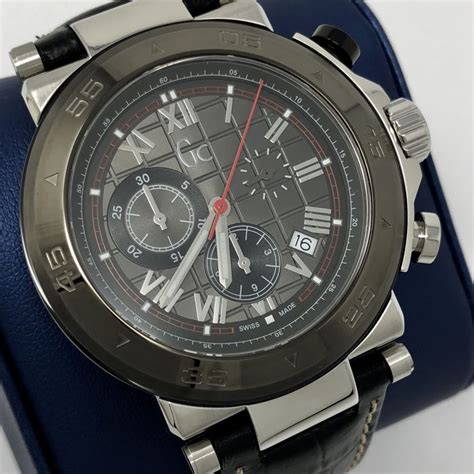 Guess GC 1 Chronograph Sport Chic Leather Strap Grey Dial Catawiki