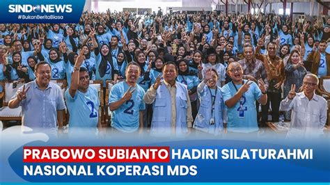 Prabowo Subianto Hadiri Silaturahmi Nasional Koperasi Di Purwakarta