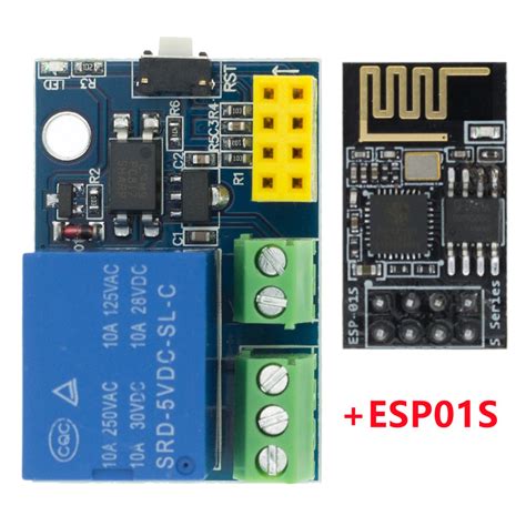 ESP8266 ESP 01S 5V Wifi Relay Module SRD 5VDC SL C For APP Controller