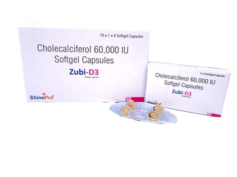 Cholecalciferol Capsules Shinepro Lifesciences Pvt Ltd