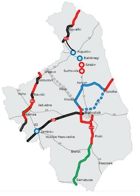 Planowane Drogowe Inwestycje W Wojew Dztwie Podlaskim E Grajewo Pl