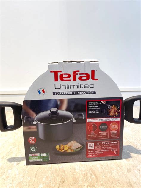 Tefal Unlimited Tous Feux Induction 24cm Stew Pot 5 2L Furniture