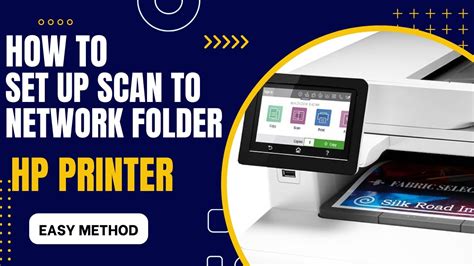 Set Up Scan To A Network Folder In Hp Printer Laserjet Embedded Web