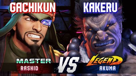 Sf Gachikun Rashid Vs Kakeru Akuma High Level Gameplay Youtube