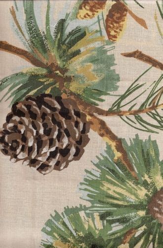 A Beautiful Pine Cone Fabric In Wonderful Color Combinations Great For