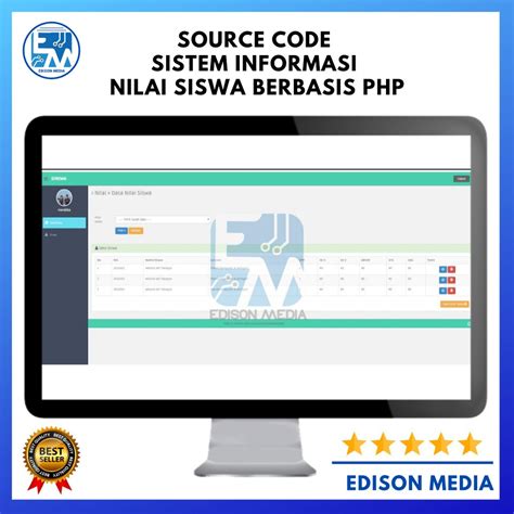 Jual Source Code Sistem Informasi Nilai Siswa Berbasis Php Indonesia