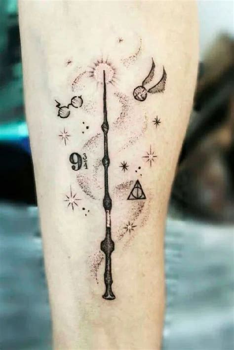 Tatuagem Da Varinha M Gica Do Harry Potter In Harry Potter