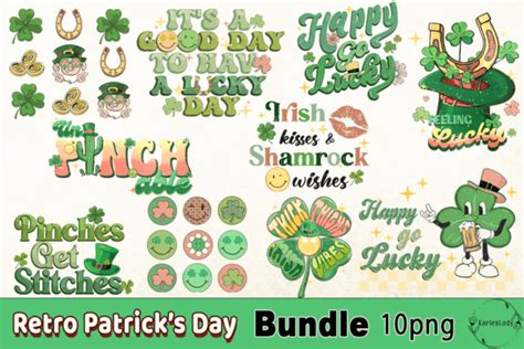 Retro Patrick S Day Sublimation Bundle Graphic By Karieslady Creative