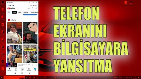 Kablosuz Aktarma Telefon Ekran N Bilgisayara Ba La Scrcpy Youtube