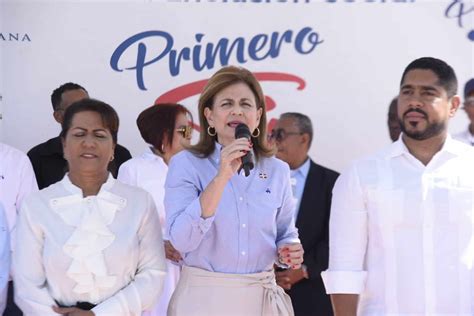 Raquel Peña inaugura obras en Sánchez Ramírez Punta Cana Hits