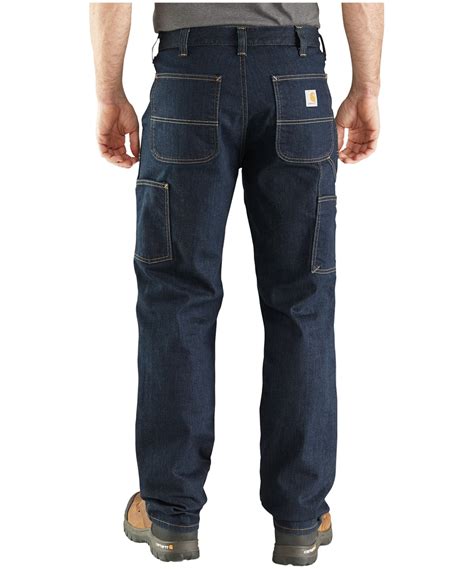 Carhartt Mens Rugged Flex Double Front Relaxed Fit Utility Work Jeans Erie Marks