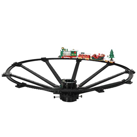 Qaba Electric Train Set for Kids with 2 Playing Forms, Battery-Powered Christmas Train Toy Set ...