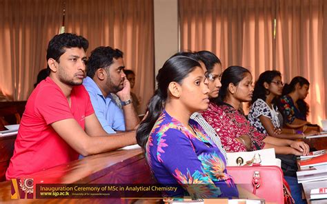 Inauguration Of Msc Program In Analytical Chemistry Usj University