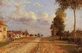 Road To Louveciennes Camille Pissarro Wikigallery Org The