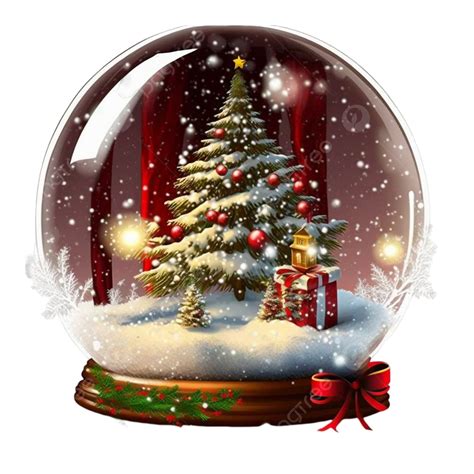 Beautiful 3d Christmas Globe With The Snowy Christmas Globe Christmas