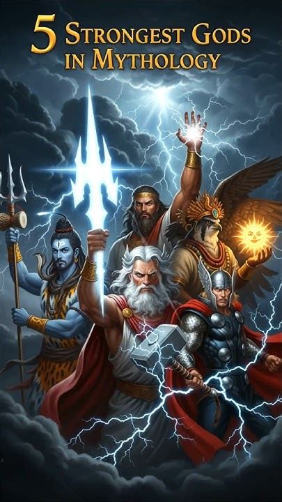 top  strongest gods  mythology zeus  shiva  thor  ra