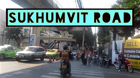 Bangkok Walking Tour On Sukhumvit Road Youtube