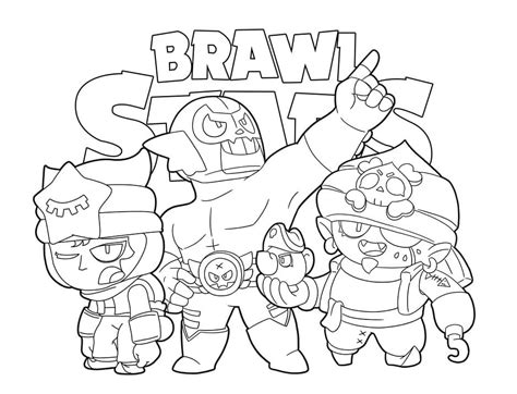 Coloriage Brawl Stars à imprimer sur ColoriageEnfant