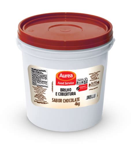 Brilho E Cobertura Sabor Chocolate 4kg Aurea Alimentos