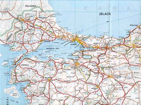 Turkey Marmara Map