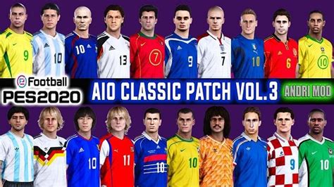 Скачать PES 2020 AIO Classic Patch V 3 Datapack 6 0 by AndriMod Одежда