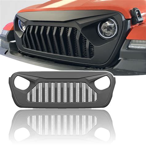 Wrangler Front Grille Gladiator Vader Grill For 2018-2021 Jeep Wrangler ...