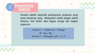 Matematika Ekonomi Materi Anuitas Dan Nilai Anuitas Ppt