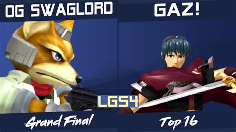 LGS4 Gaz Marth Vs OG Swaglord Fox GRAND FINALS SSBM YouTube