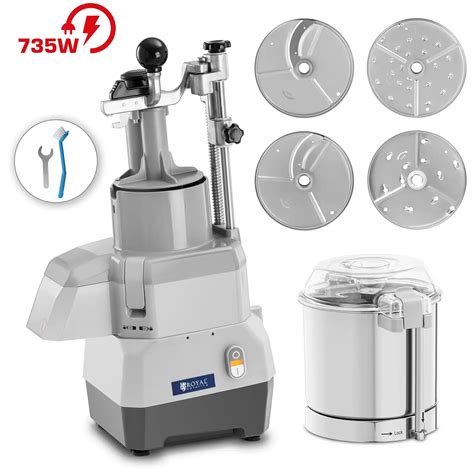 Vegetable Slicer Electric Plus Table Cutter 3 L 735 W 4 Knife