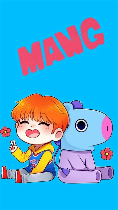 Toedit Mang Bt21 Kpop Jhope Bt21mang W Hd電話の壁紙 Pxfuel