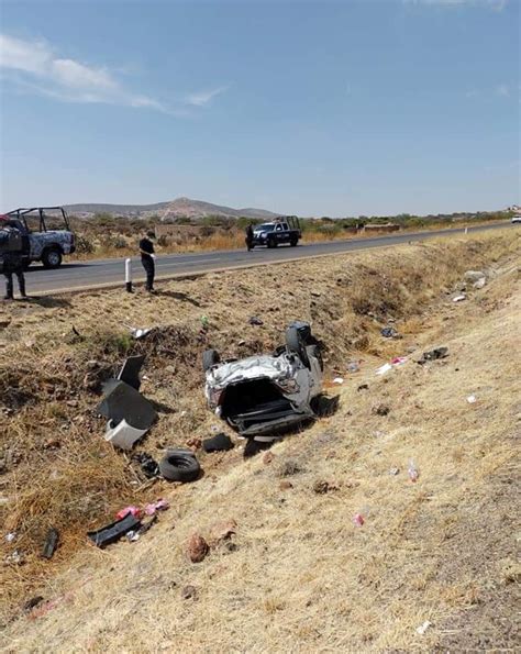 Muere un hombre por trágico accidente vehicular Trancoso Zacatecas