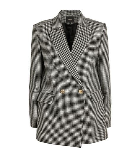 Sale Maje Wool Blend Double Breasted Blazer Harrods NL