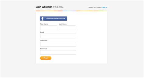 excellent examples  forms  web design web design ledger