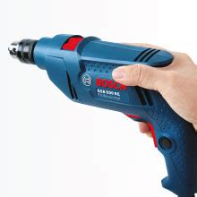 Bosch GSB 500W 500 RE Corded Electric Drill Tool Set Blue 10 Mm